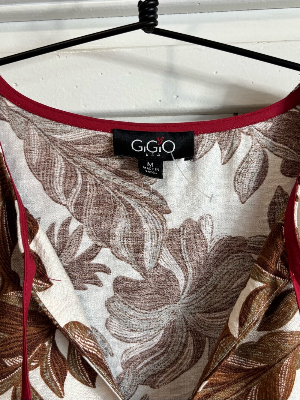 Gigio Floral Babydoll Mini Dress Medium Puff Sleeve Pockets Lined Boho NWOT - Picture 5 of 12